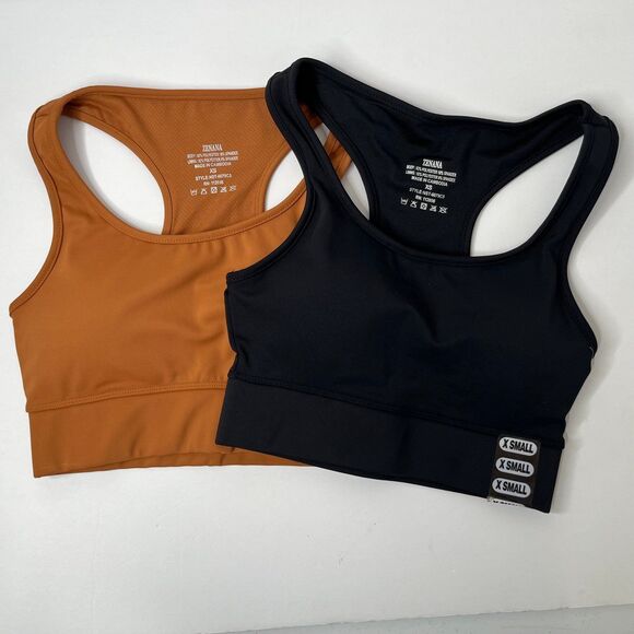NWT Bundle Zenana Padded Racerback Women’s Sports Bras Size XS #377 - Picture 11 of 12